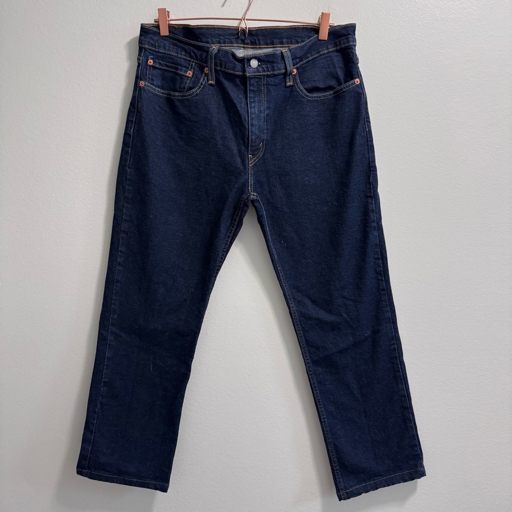 Men’s 514 Levi’s Dark Wash Size 34x32 - Picture 2 of 11